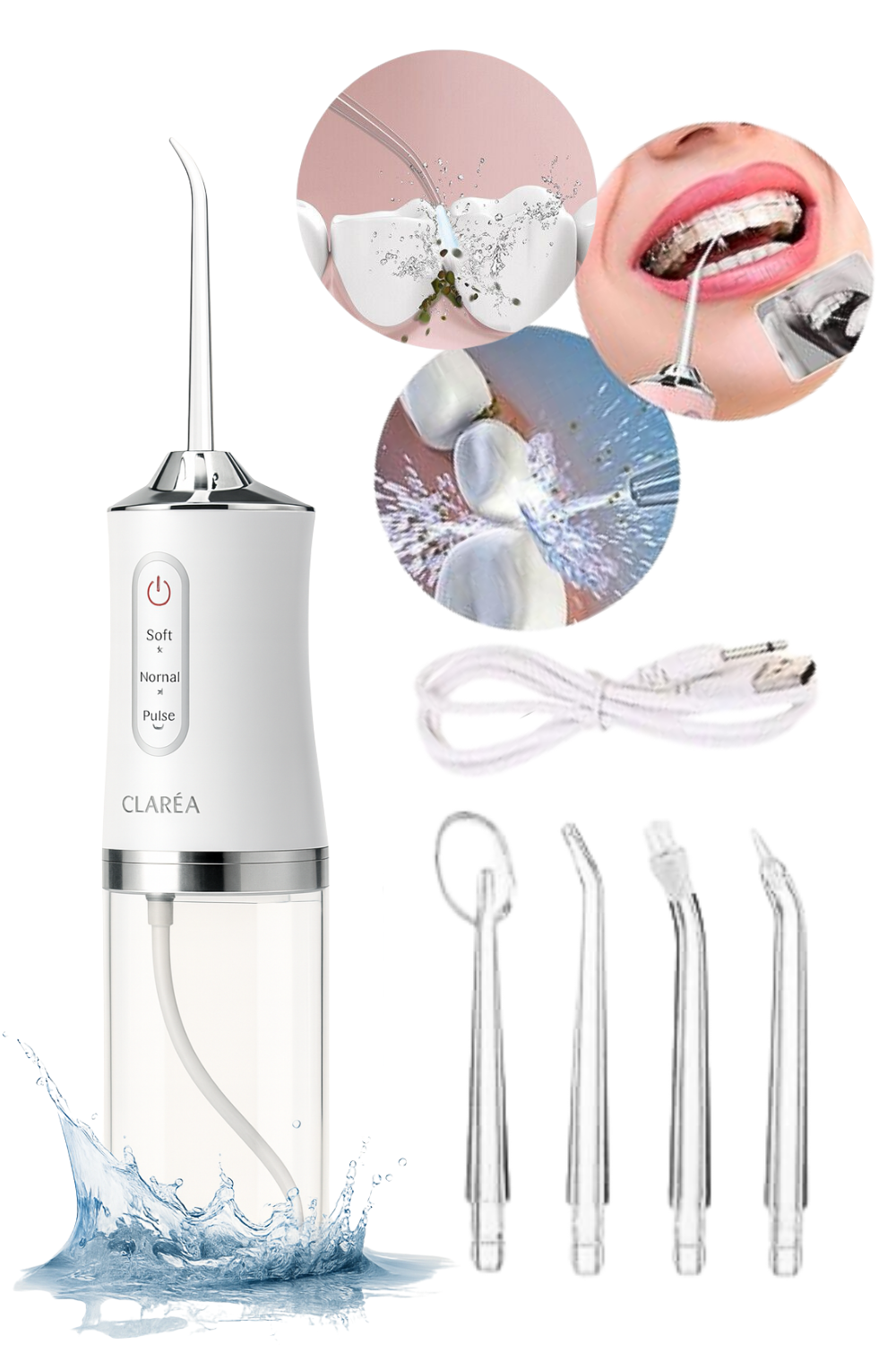 HYDRO PULSE - DUCHA DENTAL + EBOOK DE REGALO ( COMO ELIMINAR EL MAL ALIENTO EN 7 SIMPLES PASOS )